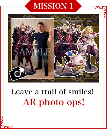 MISSION 1 Leave a trail of smiles! AR photo ops!
